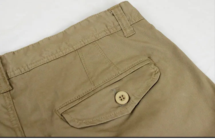 Khaki Casual Pants Men Tactical Joggers