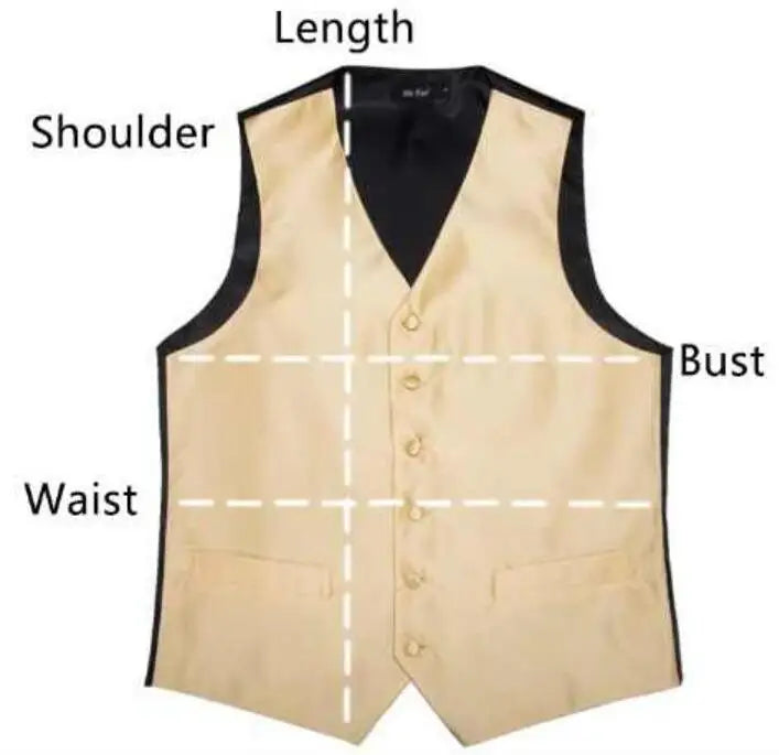 Beige Linen Suit Vest for Men Wedding