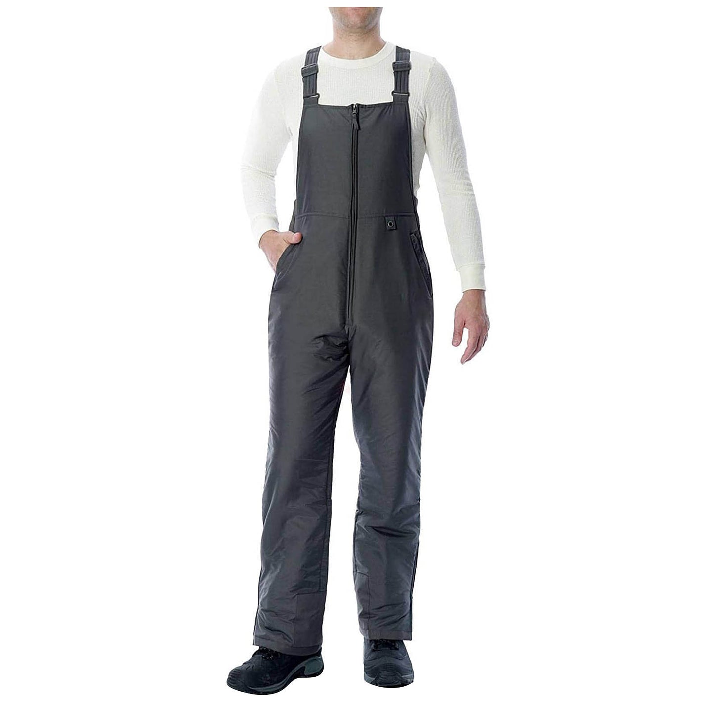 Men Ski Pants Outdoor Sport Waterproof Suspenders Trousers