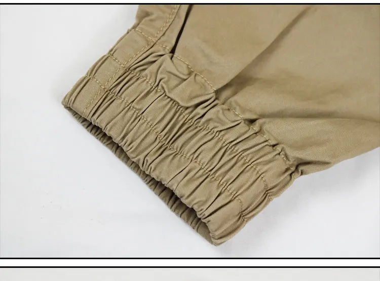 Khaki Casual Pants Men Tactical Joggers