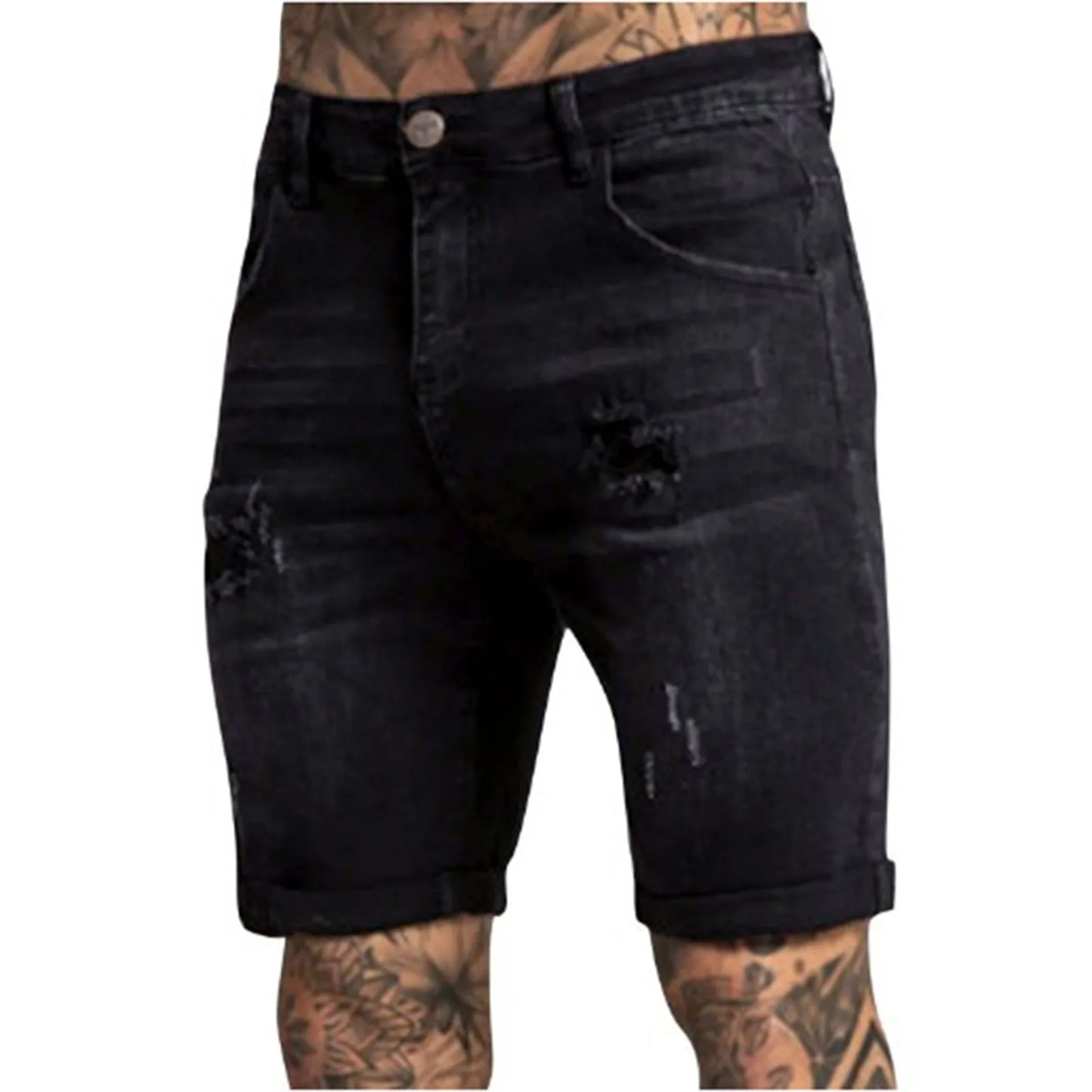 New Spring Summer Men's Denim Shorts