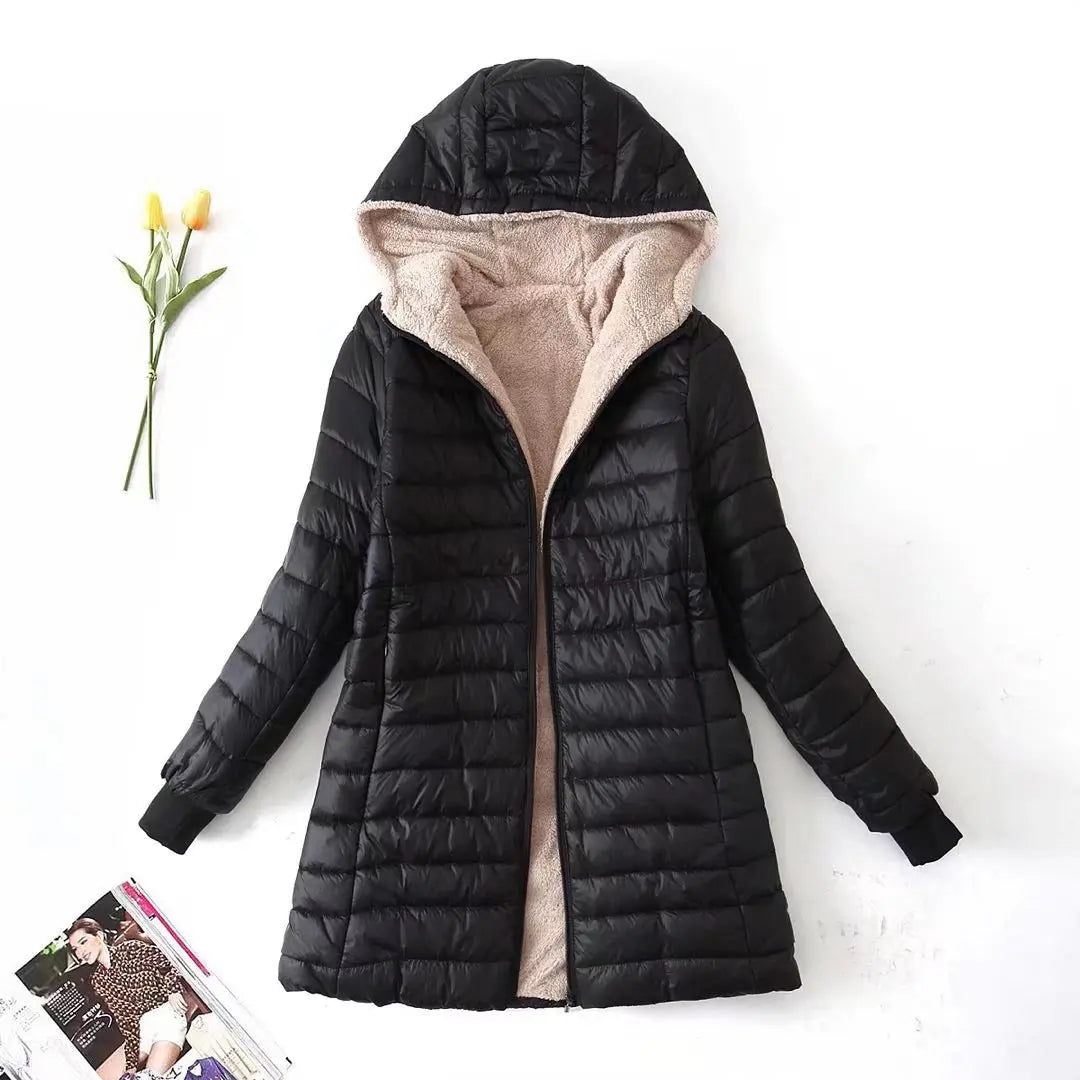 Women's  Winter Jacket New Mid Length Korean Edition