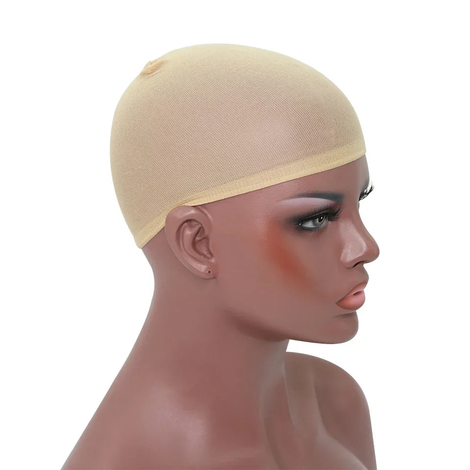 2Pcs Wig Caps Brown Stretch Mesh Wig Cap