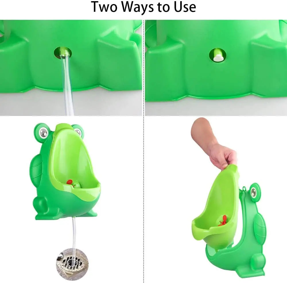 1pc Animal Cartoon Design Baby Boy Frog Potty Toilet Urinal Pee Trainer