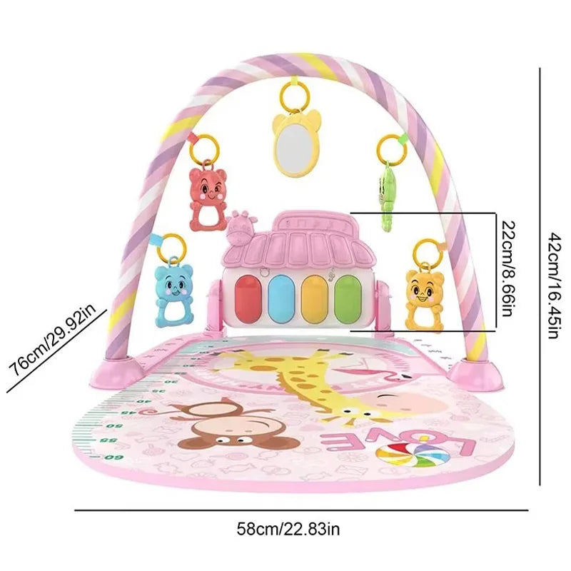 Baby Activity Gym Music Rack Early Education Toy Gifts Newborn 0-36 Months