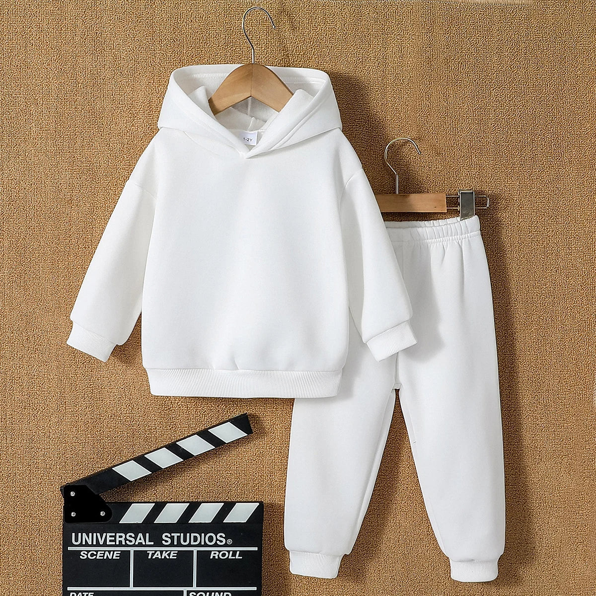 Kids Fashion 2pcs Pullover Hoodie+Pants Suits 1-8Y Years Boys Girls Sportswear