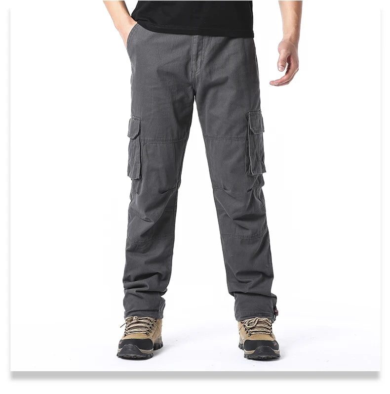 Large Pocket Loose Overalls Men's Outdoor Sports Jogging Tactical Pants