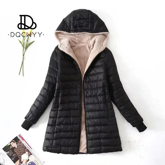 Women's  Winter Jacket New Mid Length Korean Edition