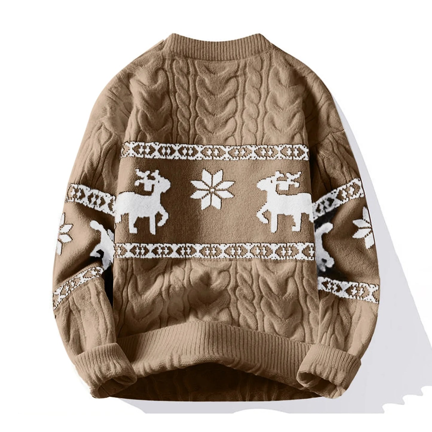 Sweater Sets Reindeer Print Pullovers