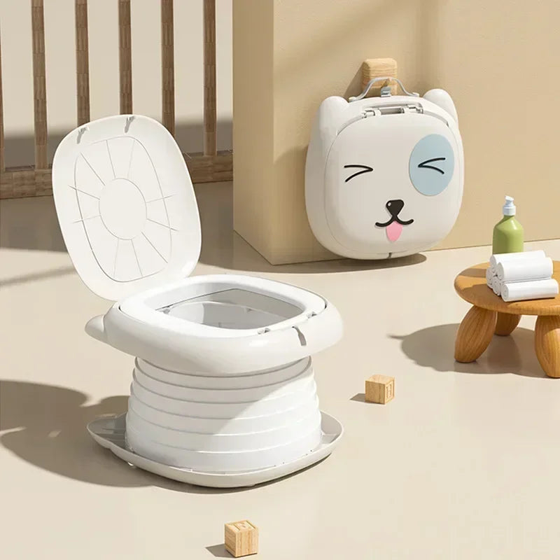 Children's Folding Toilet Baby Travel Toilet