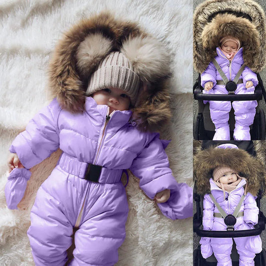 Baby Snowsuit Infant Newborn Clothes Winter Dow