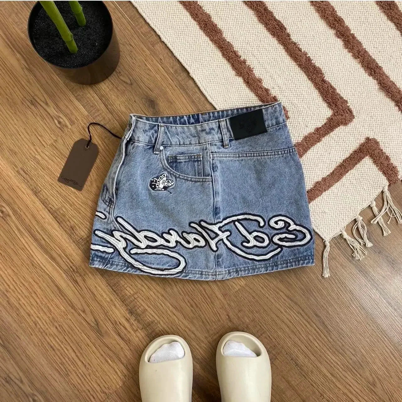 Womens Skirt Shorts Hip Hop Denim Jeans