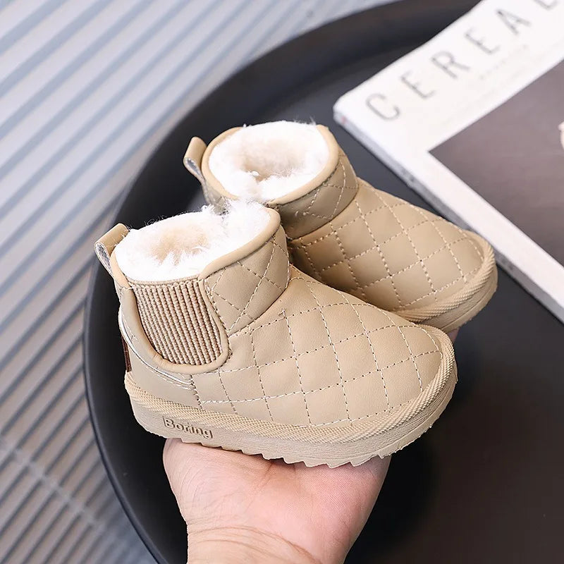 Children Winter Shoes Baby Girls Boys Snow Boots Outdoor Anti-slip Kids Shoes