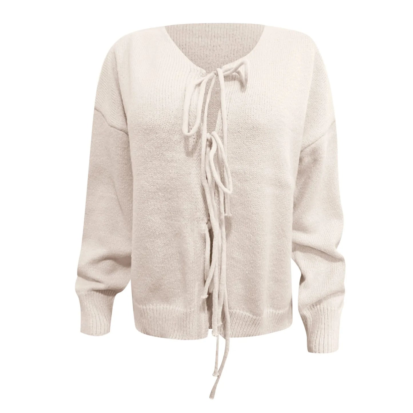 Womens Fashion Round Neck Sweaters Knitwear