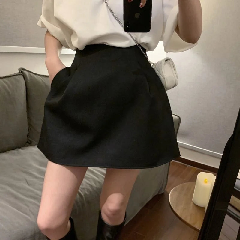 A-line Skirt for Women High Waist Short