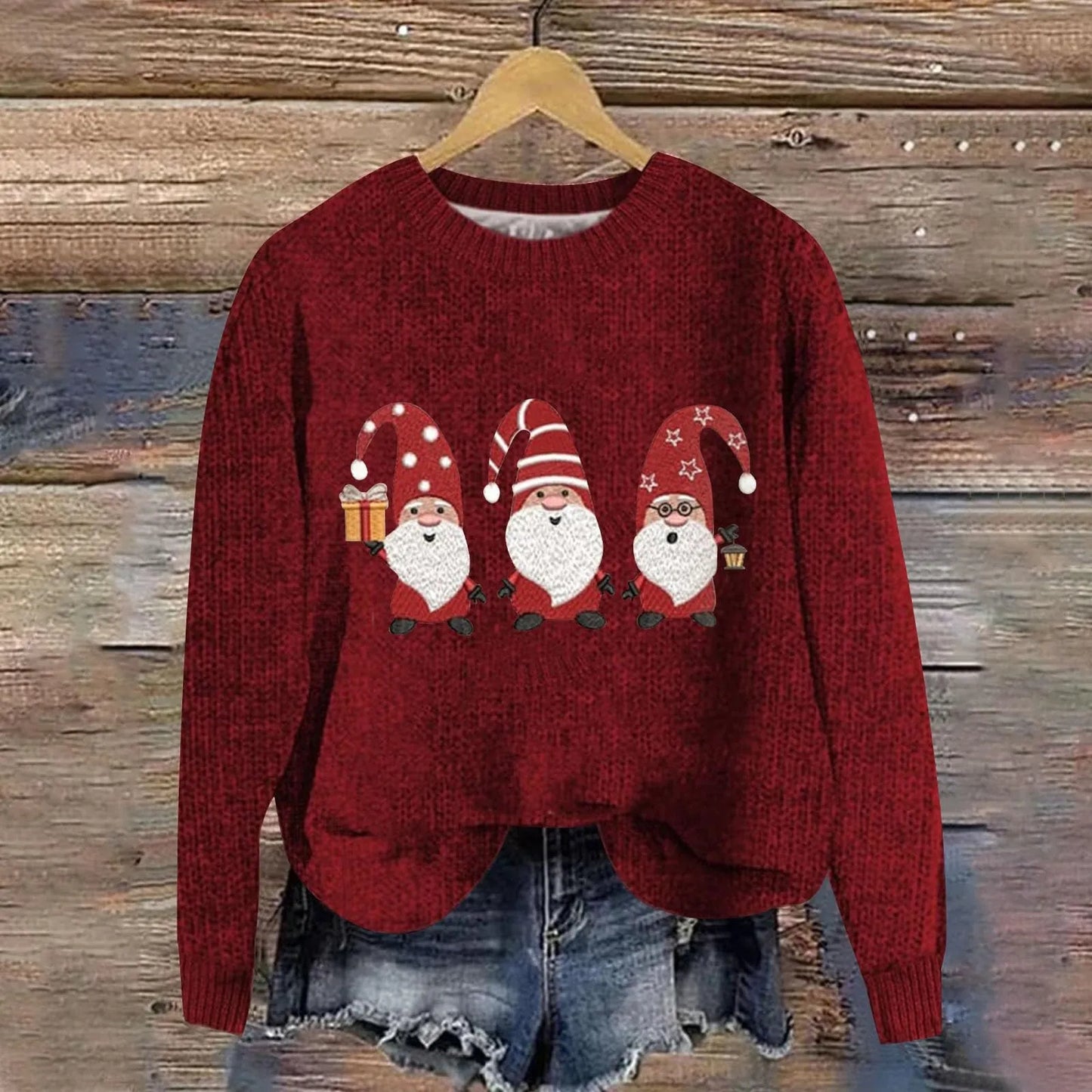 Christmas Sweater 2024 Women Autumn Winter Casual Fashion