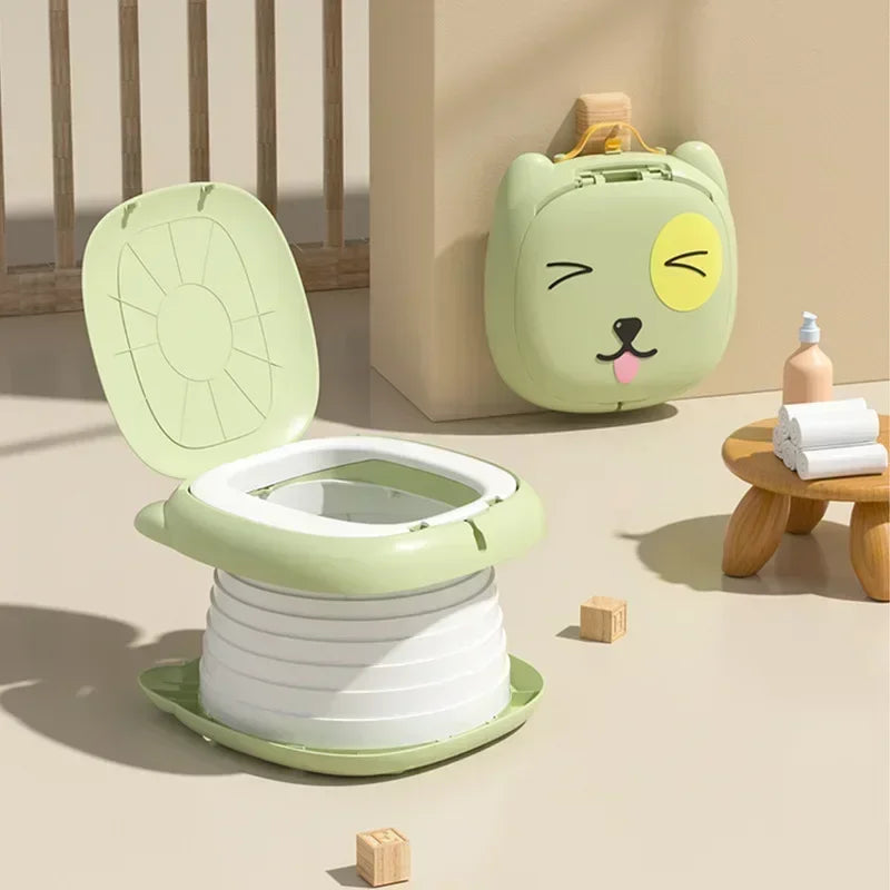 Children's Folding Toilet Baby Travel Toilet