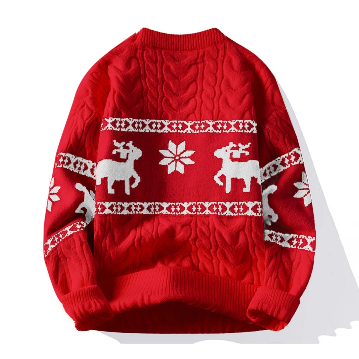 Sweater Sets Reindeer Print Pullovers