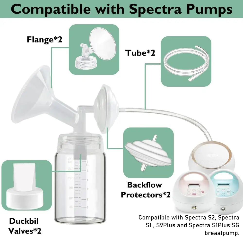 Flange Pump Parts Compatible Spectra S1 S2 9 Breast Pumps