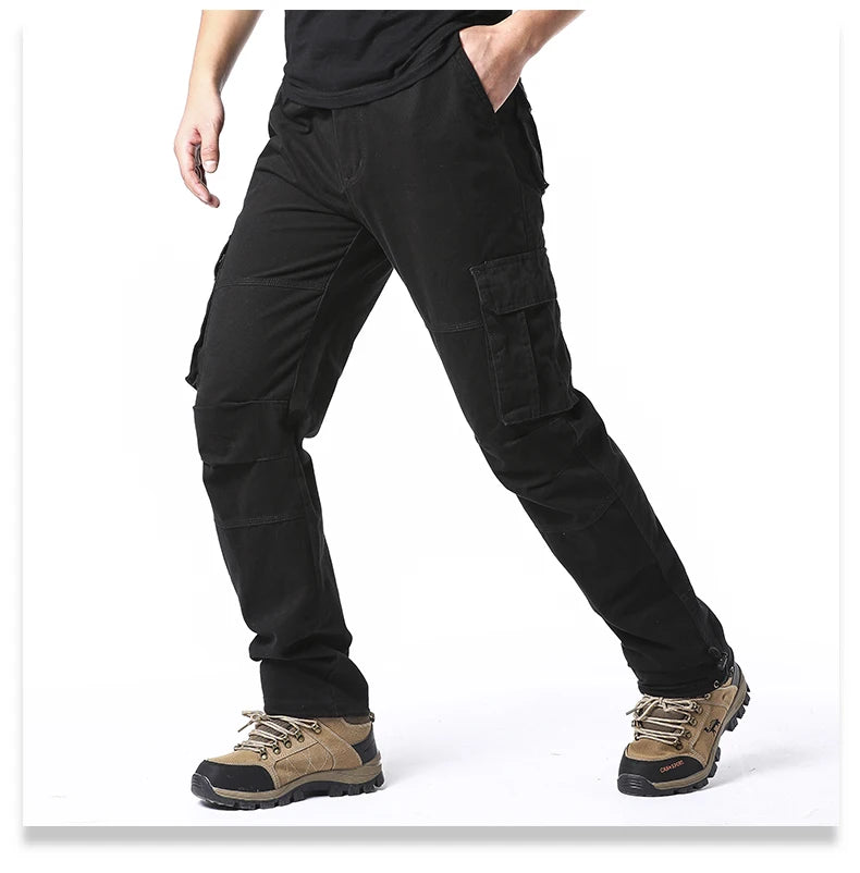 Large Pocket Loose Overalls Men's Outdoor Sports Jogging Tactical Pants