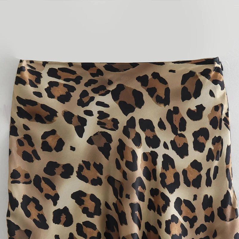 Fashion Leopard Printing Long Skirts For Women