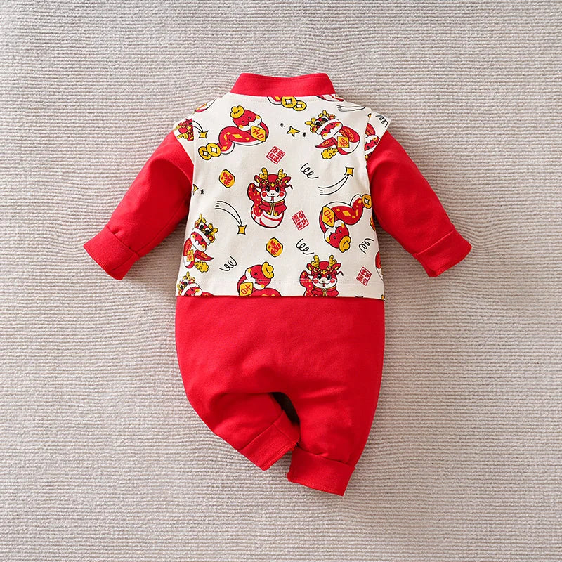 Newborn Clothes  Style Cute Zodiac Snake Cotton Soft 0-18 Boys And Girls