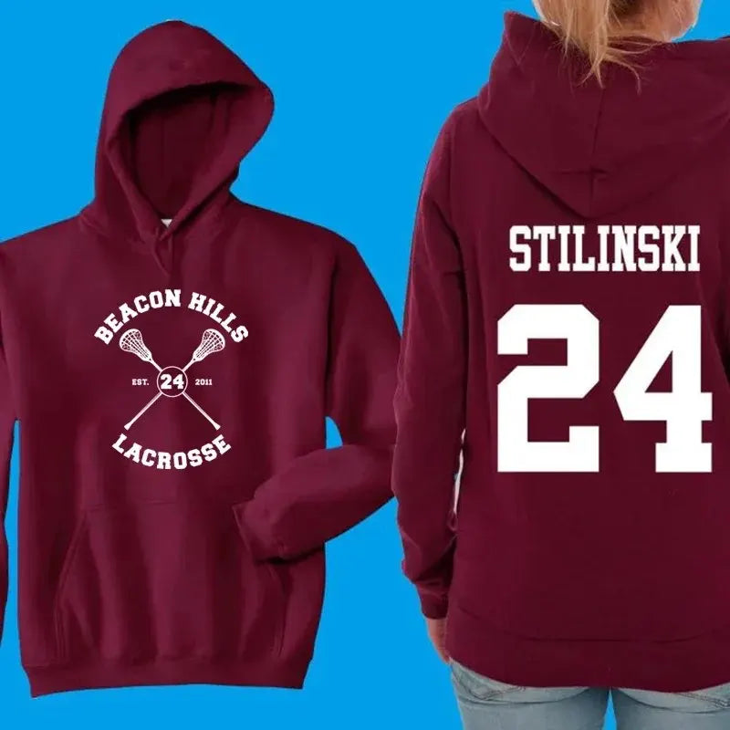 Teen Wolf Hoodies STILINSKI 24 LAHEY 14 MCCALL 11 Fashion Print Streetwear Men Women