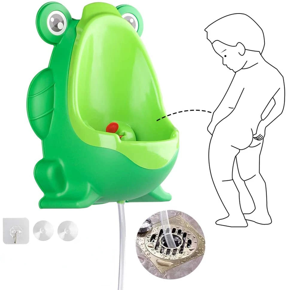 1pc Animal Cartoon Design Baby Boy Frog Potty Toilet Urinal Pee Trainer