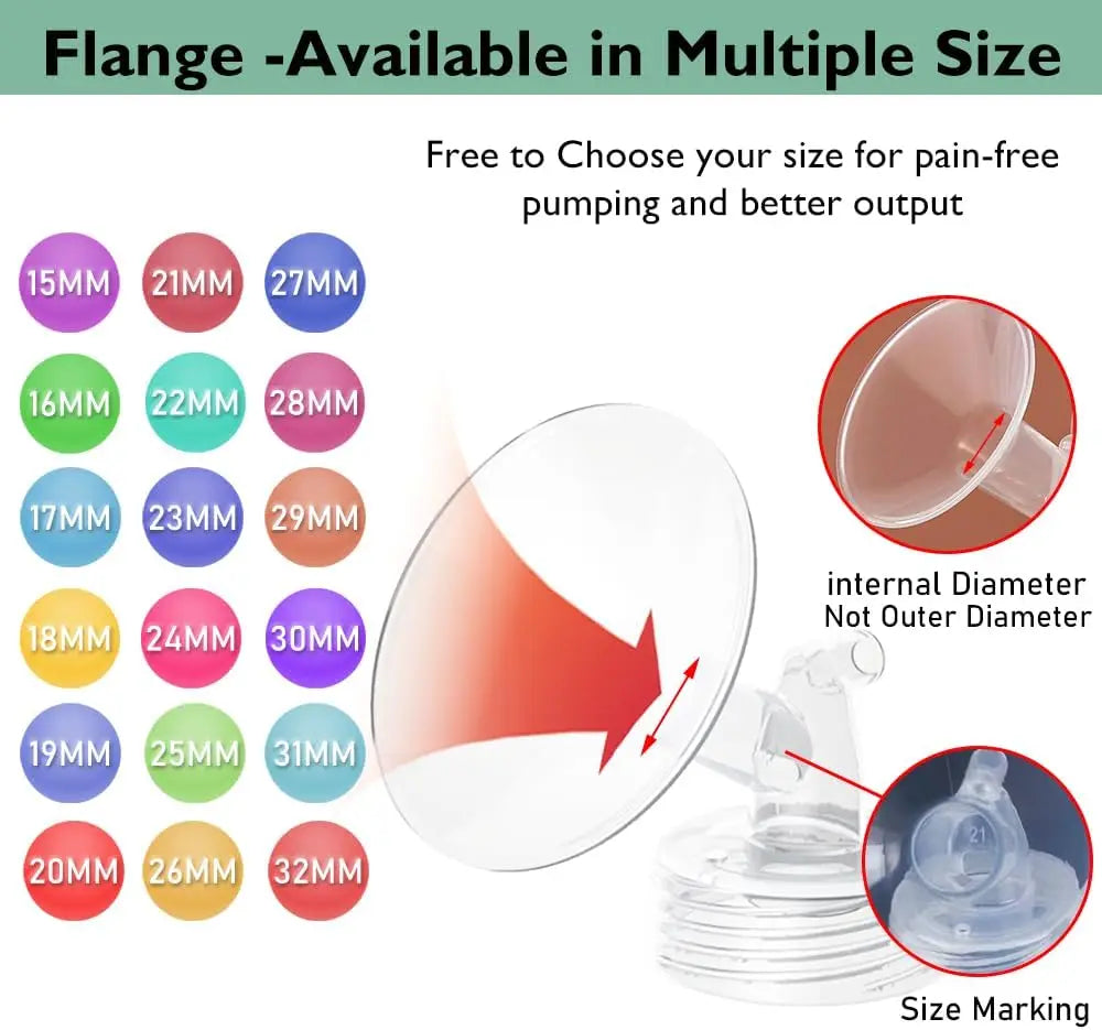 Flange Pump Parts Compatible Spectra S1 S2 9 Breast Pumps