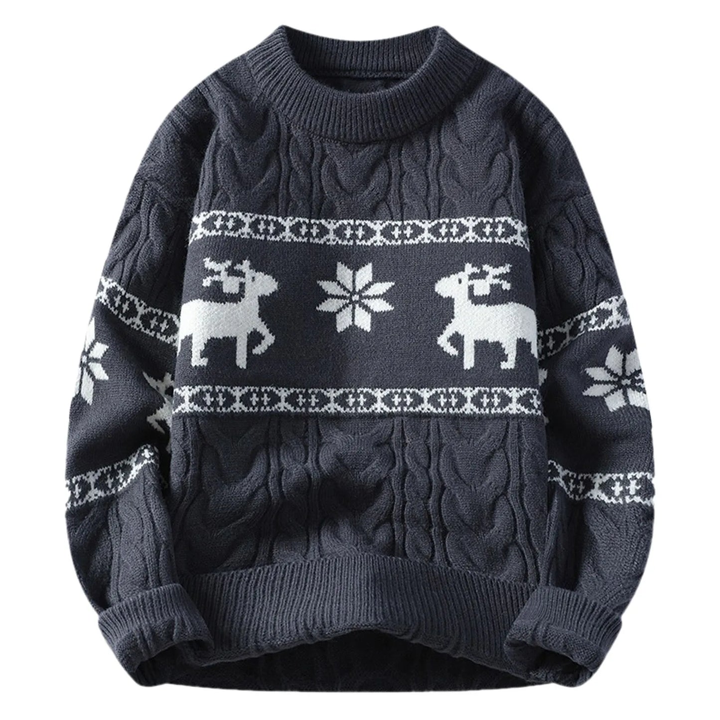 Sweater Sets Reindeer Print Pullovers