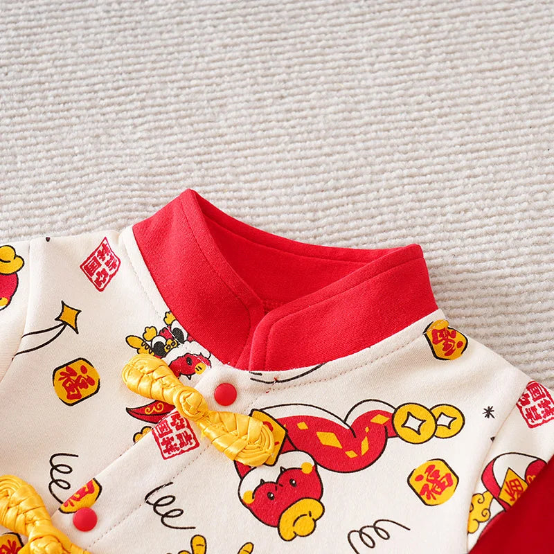 Newborn Clothes  Style Cute Zodiac Snake Cotton Soft 0-18 Boys And Girls