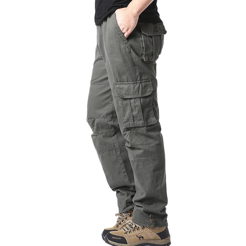 Large Pocket Loose Overalls Men's Outdoor Sports Jogging Tactical Pants