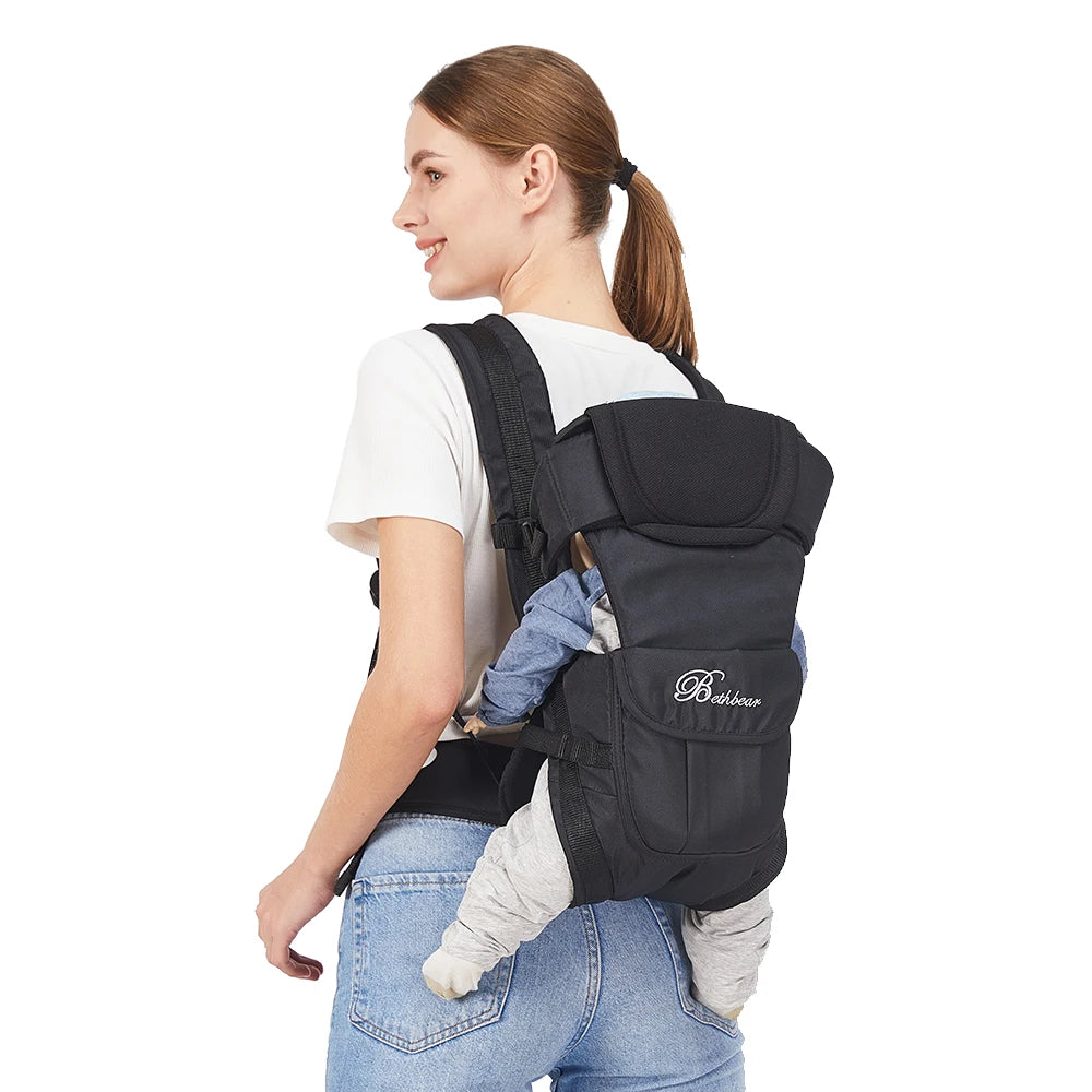 Baby Sling Carrier, 4-in-1 Ergonomic Baby Backpack Carrier