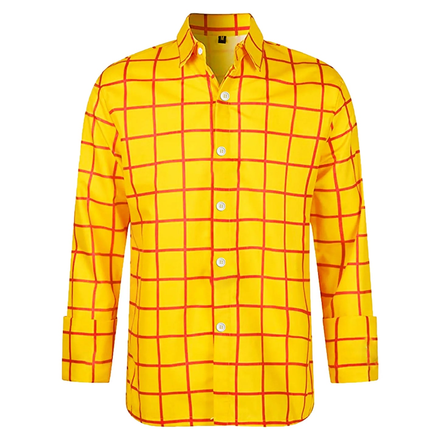 Plaid Shirt Men's Business Slim Fit Long Sleeved Cardigan Shirts Top