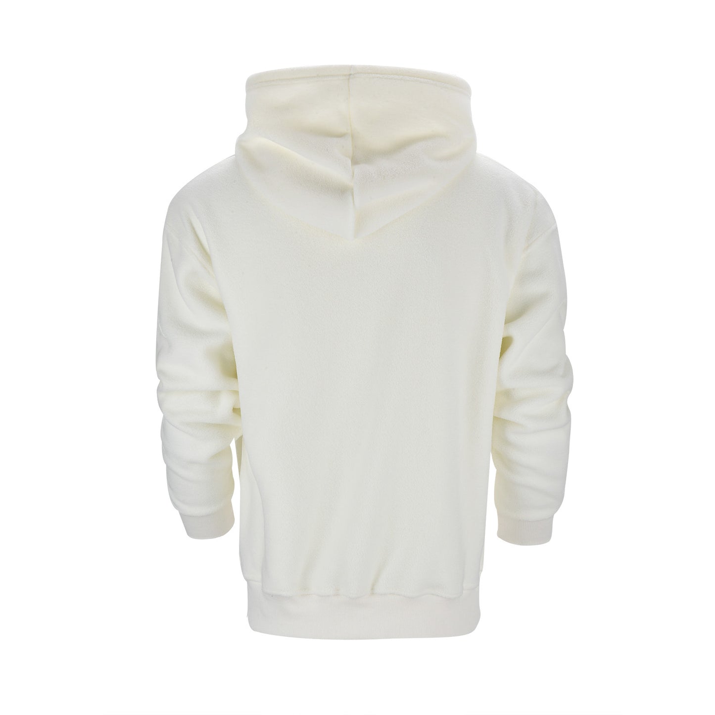 Soft Hoodie Plush Pullovers Men Winter Solid Long Sleeve Pockets