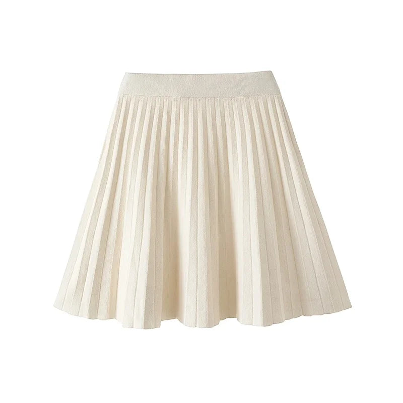 Pleated Skirt Women's Winter High-waisted Women Clothing