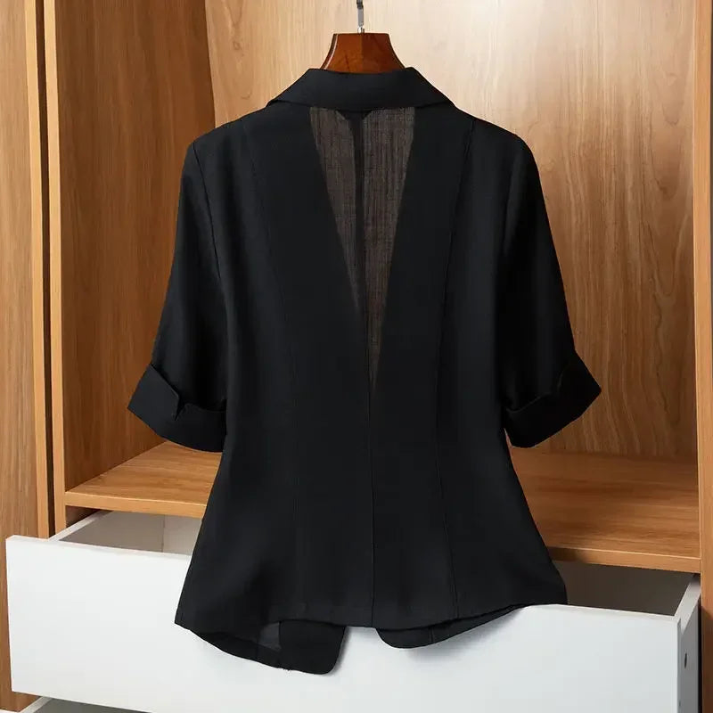 Women's Thin Suit Jacket Spring Summer Tops