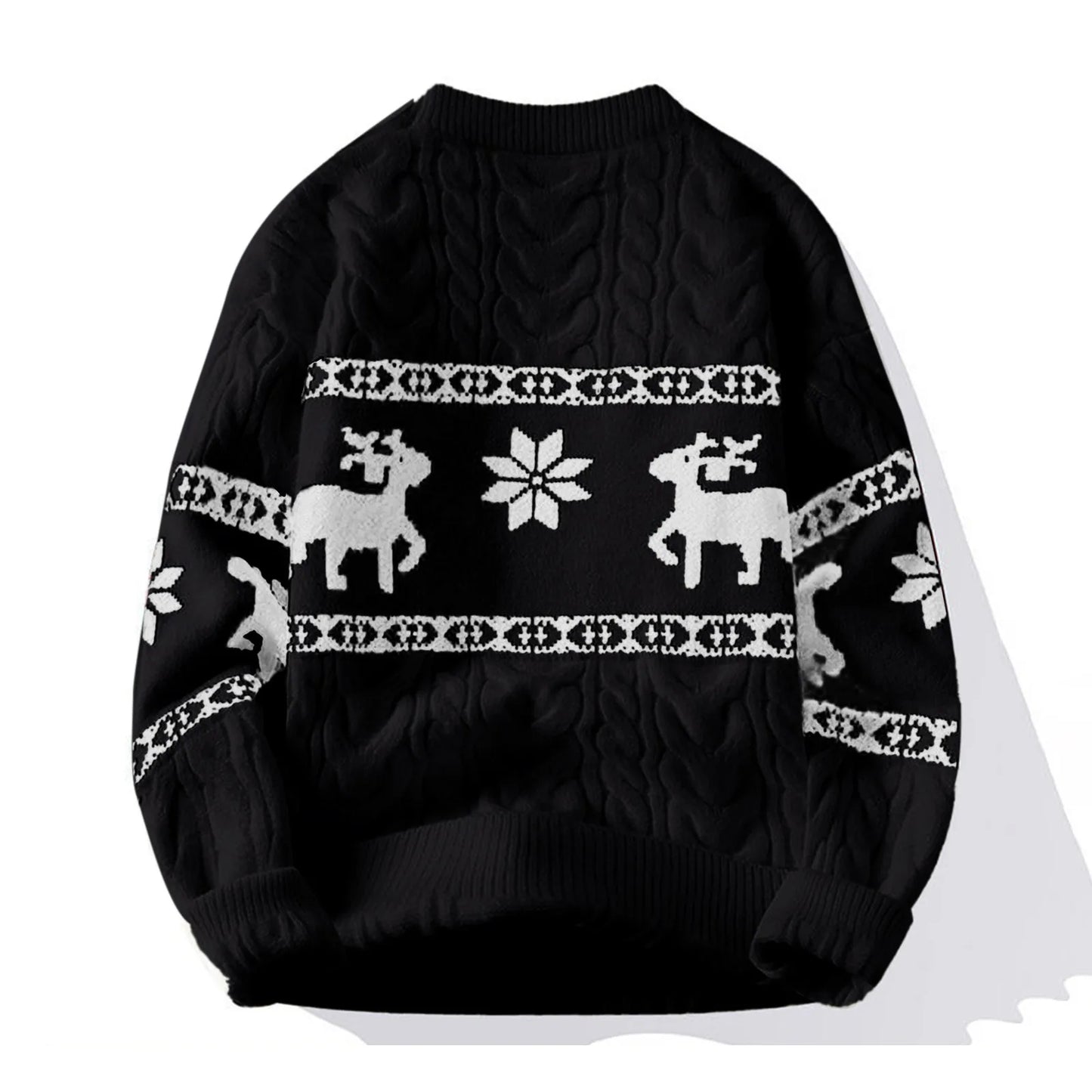 Sweater Sets Reindeer Print Pullovers