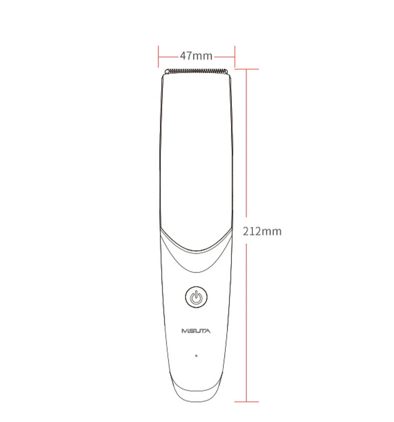 Baby Hair Trimmer USB Eletric Protable Low Noise Baby Care