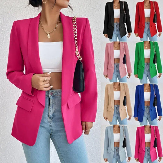 Spring Women Jacket  Office Lady Blazers New Fashion In Outerwears Coats