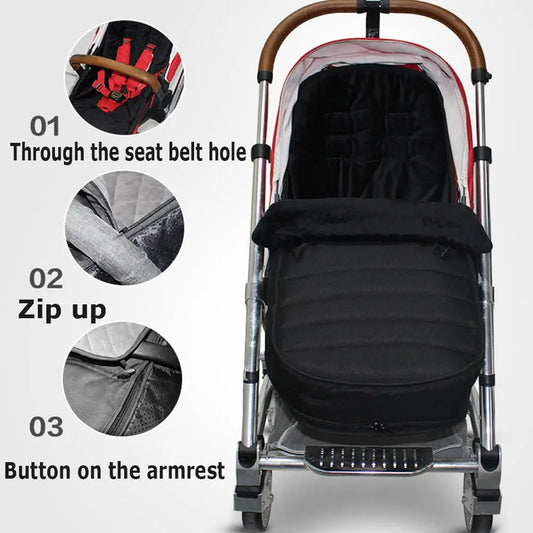 Waterproof Stroller Cushion Windproof Multifunctional Stroller Sleeping Bag