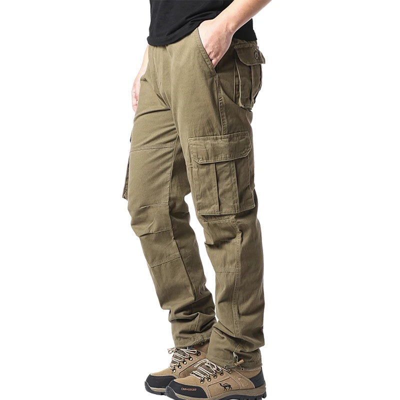 Large Pocket Loose Overalls Men's Outdoor Sports Jogging Tactical Pants