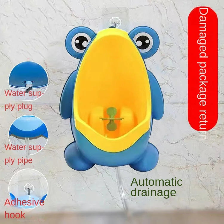 1pc Animal Cartoon Design Baby Boy Frog Potty Toilet Urinal Pee Trainer