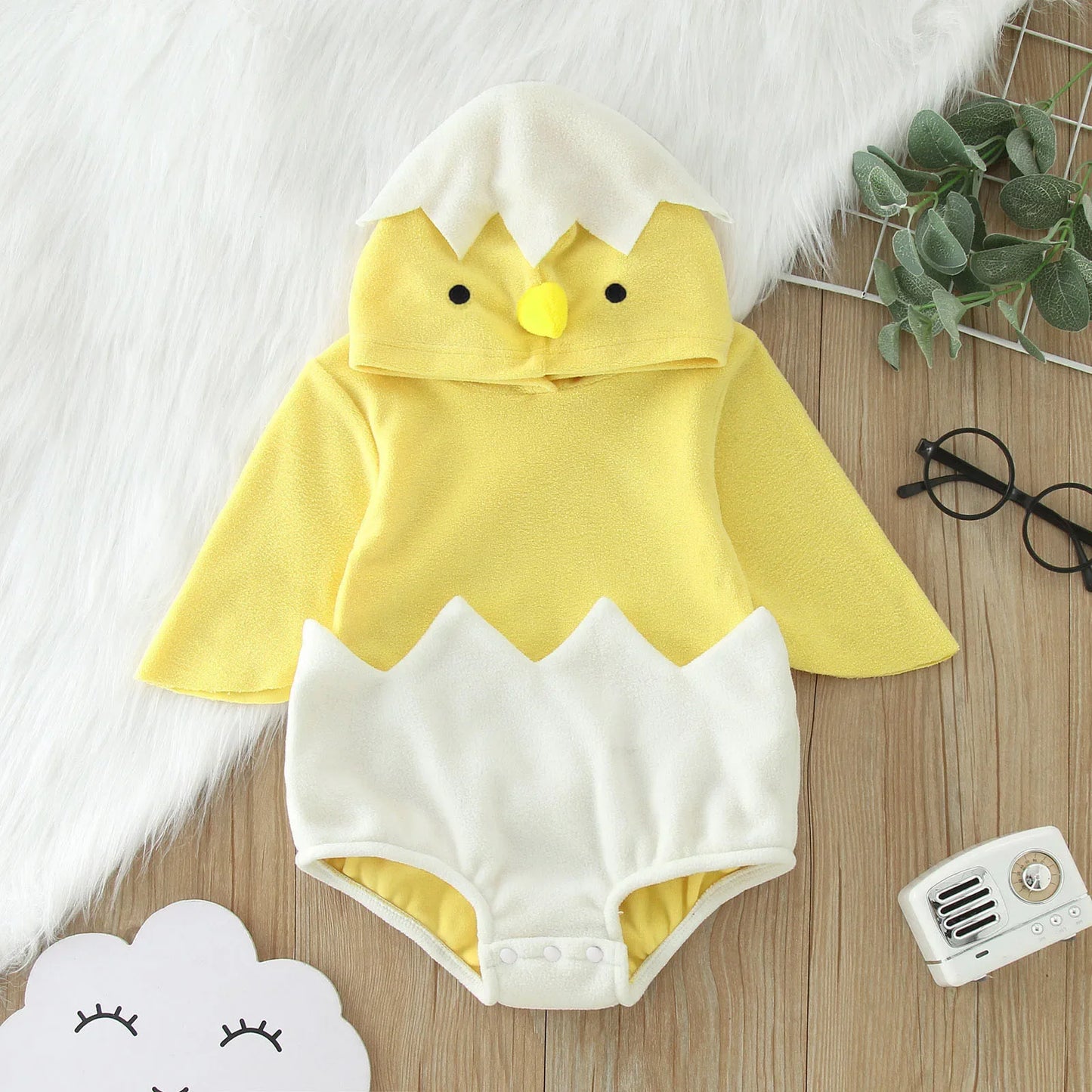 New Baby Boys Girls Chicken Costume Short Sleeve