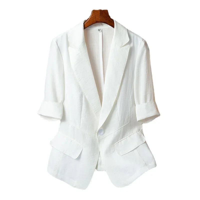 Women's Thin Suit Jacket Spring Summer Tops