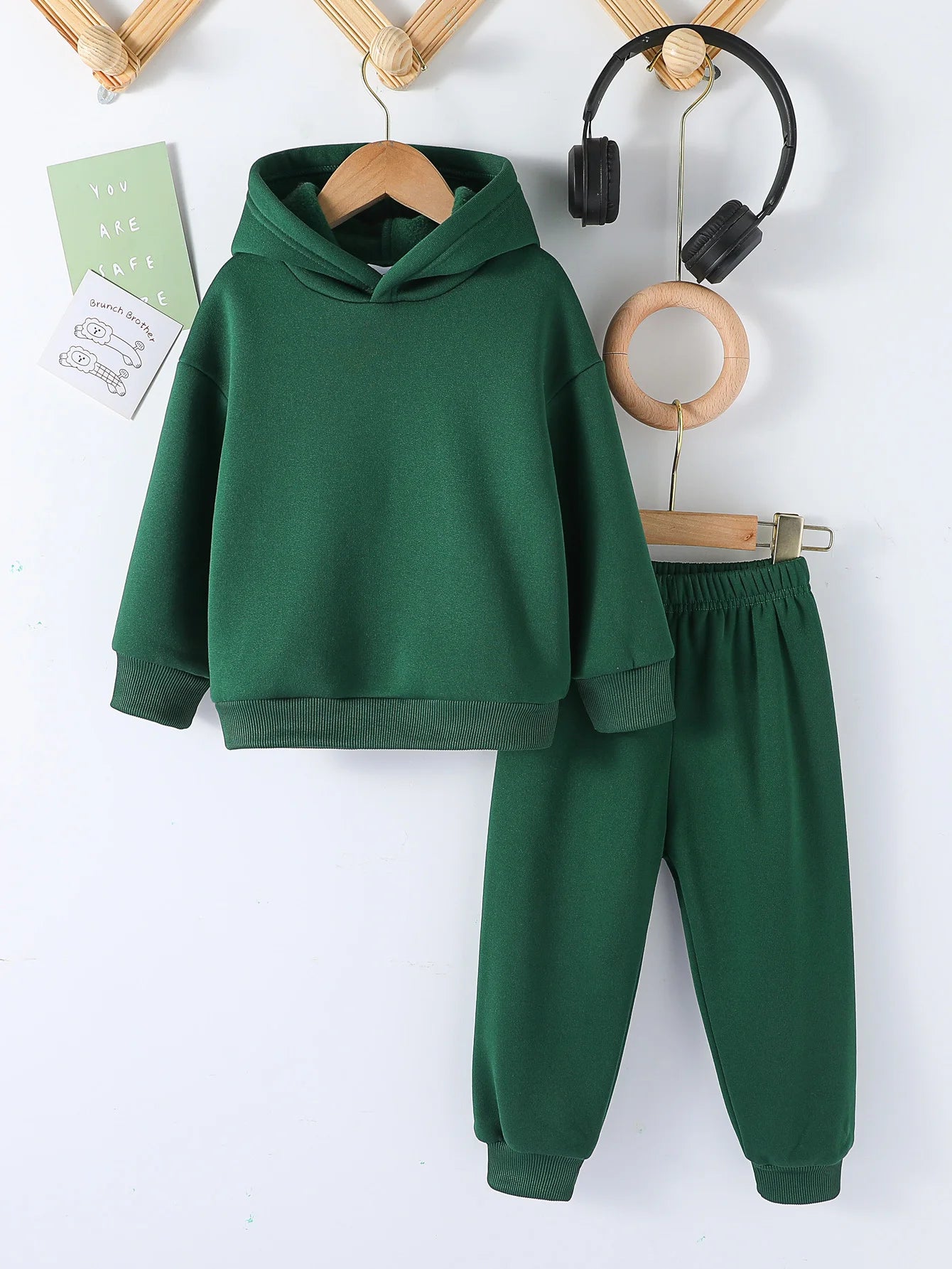 Kids Fashion 2pcs Pullover Hoodie+Pants Suits 1-8Y Years Boys Girls