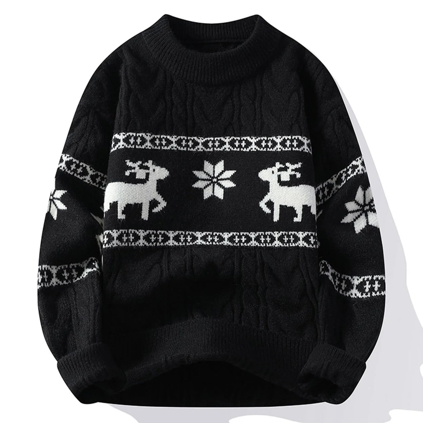 Sweater Sets Reindeer Print Pullovers