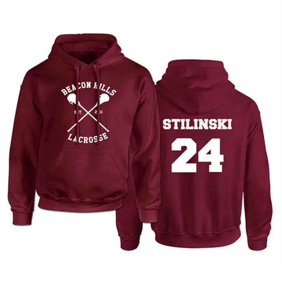 Teen Wolf Hoodies STILINSKI 24 LAHEY 14 MCCALL 11 Fashion Print Streetwear Men Women