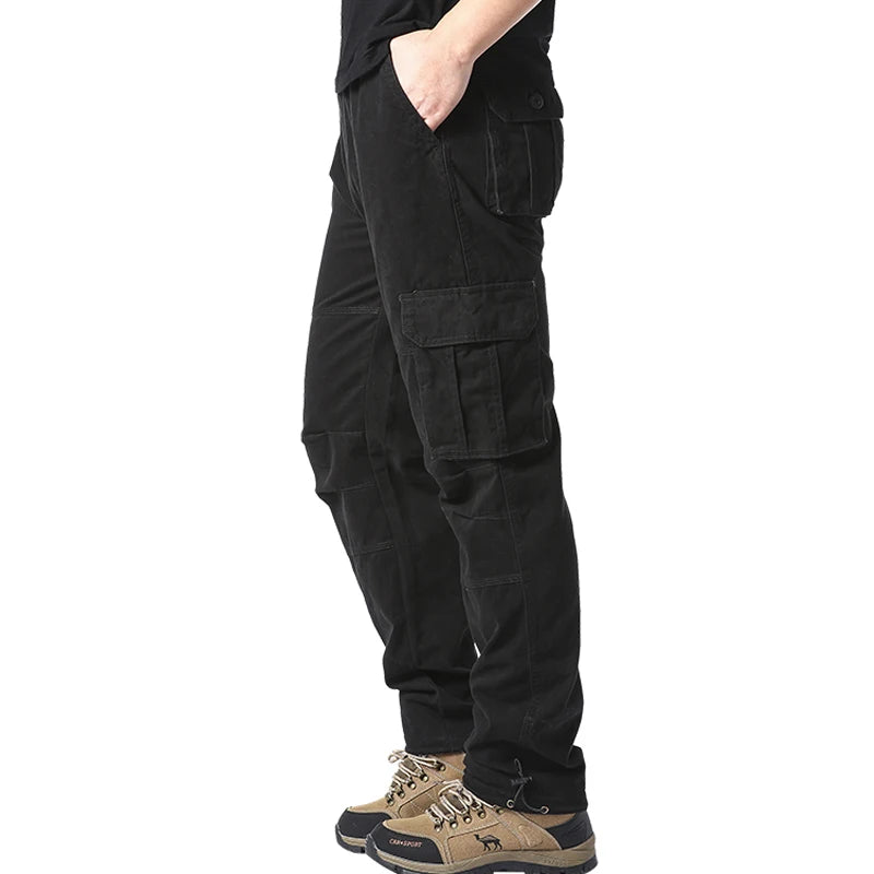 Large Pocket Loose Overalls Men's Outdoor Sports Jogging Tactical Pants