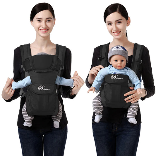 Baby Sling Carrier, 4-in-1 Ergonomic Baby Backpack Carrier